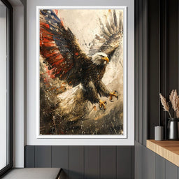 Patriot's Pride: The Eagle's Essence - NicheCanvas