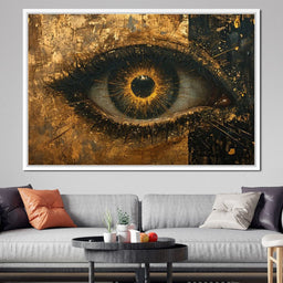  Golden Glimpse Into the Soul B - NicheCanvas