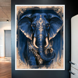 Gilded Wisdom of the Midnight Sage - NicheCanvas