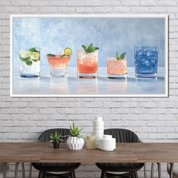 Colorful Cocktails - NicheCanvas