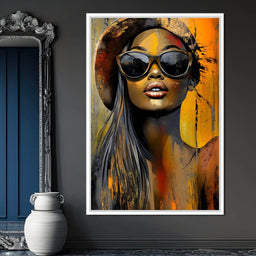 Golden Glamour Radiance - NicheCanvas