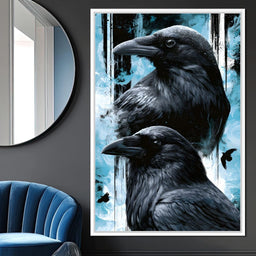 Silent Ravens Watchers Of The Cold - NicheCanvas