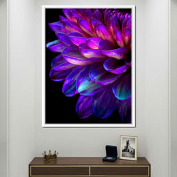 Electric Violet Petal Reverie - NicheCanvas