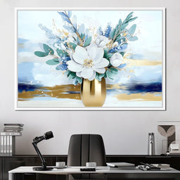 Golden Bouquet Dreamscape - NicheCanvas