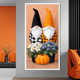 Plaid Gnome Harvest Gathering - NicheCanvas