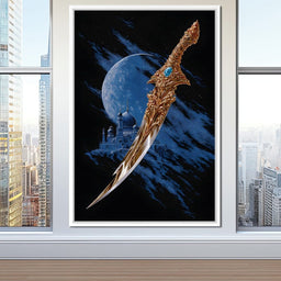 Celestial Palace Gilded Scimitar - NicheCanvas
