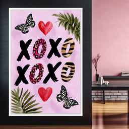 Wild Safari Love XOXO Paradise - NicheCanvas