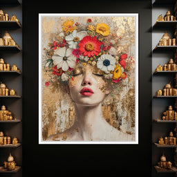 Golden Petal Dreams - NicheCanvas