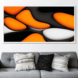 Tangerine Swirl - TooplesArt - NicheCanvas