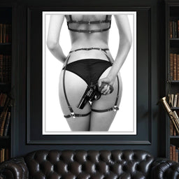 Gun Ass - David Drake - NicheCanvas