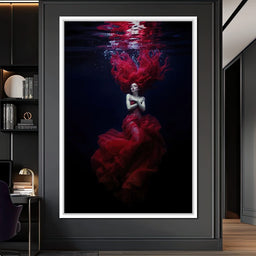 Crimson Depths - TooplesArt - NicheCanvas
