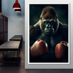 Primate Pugilist - NicheCanvas