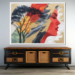 Tree of Vibrant Reflections - NicheCanvas