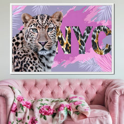 Leopard Queen NYC Neon Rush - NicheCanvas