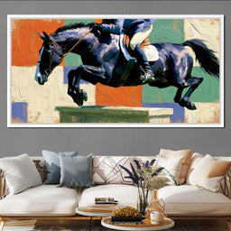 Galloping Through Fields of Color - NicheCanvas