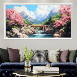 Bridge Over Tranquil Waters - NicheCanvas