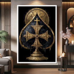 Gilded Faith Of The Spades - NicheCanvas