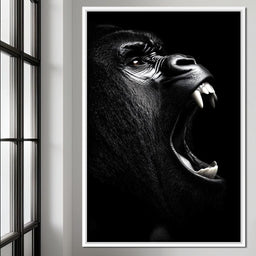 Primal Roar Silence Echoes - NicheCanvas