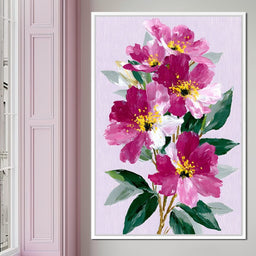 Pink Peony Garden - NicheCanvas