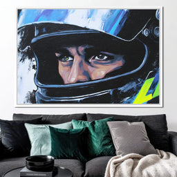 Racing Driver Intense Focus - NicheCanvas