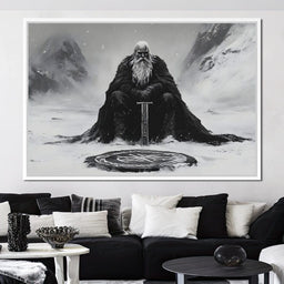 Ancient Nordic Vigilance - NicheCanvas