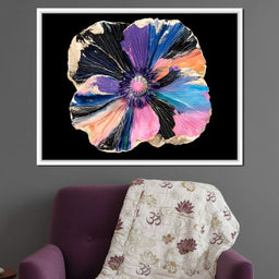 Gilded Petals Of A Midnight Garden - NicheCanvas