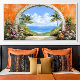 Tropical Gateway to Bliss - NicheCanvas