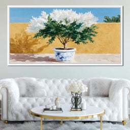 White Chrysanthemum - NicheCanvas