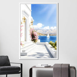 Coastal Sunlit Retreat - NicheCanvas