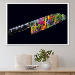 Vibrant Veggies Chef Knife - NicheCanvas