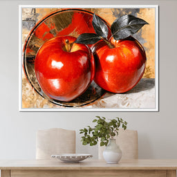 Forbidden Harvest On Gilded Plate - NicheCanvas