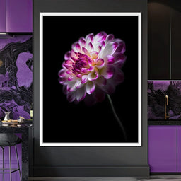 Radiant Orchid Dahlia Nocturne - NicheCanvas