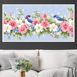 Delicate Harmony of Blossoms - NicheCanvas