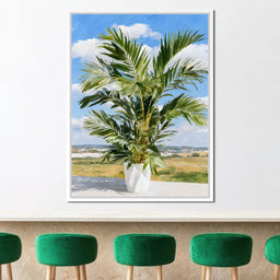 Sunlit Plant - NicheCanvas