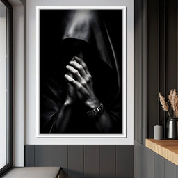 Shadowed Contemplation - NicheCanvas