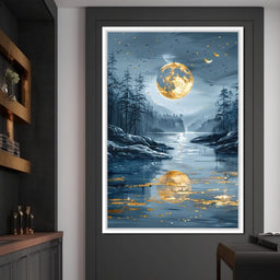 Luminous Nocturne Reflections - NicheCanvas