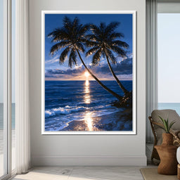 Last Light Over Distant Shores - NicheCanvas