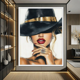 Midnight Allure Elegance - NicheCanvas