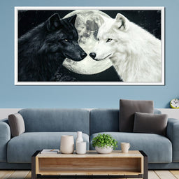 Lunar Wolves - NicheCanvas