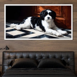 Gentle Canine Resting Charm - NicheCanvas