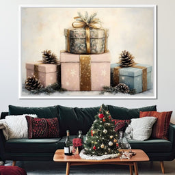 Snowflake Gift Box Jubilee - NicheCanvas