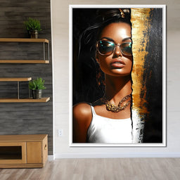 Golden Radiance Encounter - NicheCanvas