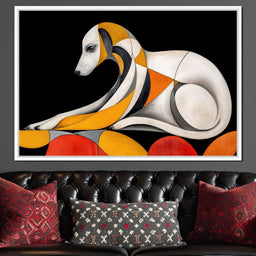 The Bauhaus Hound - TooplesArt - NicheCanvas