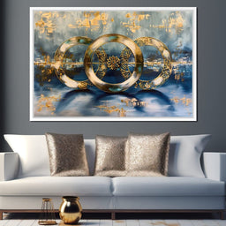 Golden Synchrony Symphony - NicheCanvas