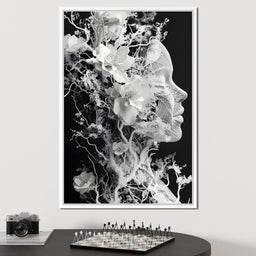 Floral Interlaced Reverie - NicheCanvas