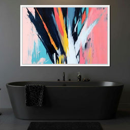 Abstract Dynamic Color Burst - NicheCanvas