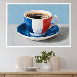 French Tricolor Coffee Cup - NicheCanvas