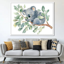Dreamy Koala Slumber Nest - NicheCanvas