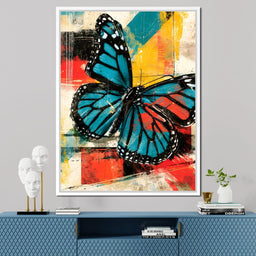Fragmented Flight Of The Radiant Monarch - NicheCanvas