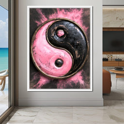 Vibrant Duality Colliding With Dark Intent - NicheCanvas